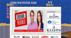 Desktop Screenshot of latinofilmfestivalelgin.com