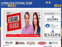 Tablet Screenshot of latinofilmfestivalelgin.com